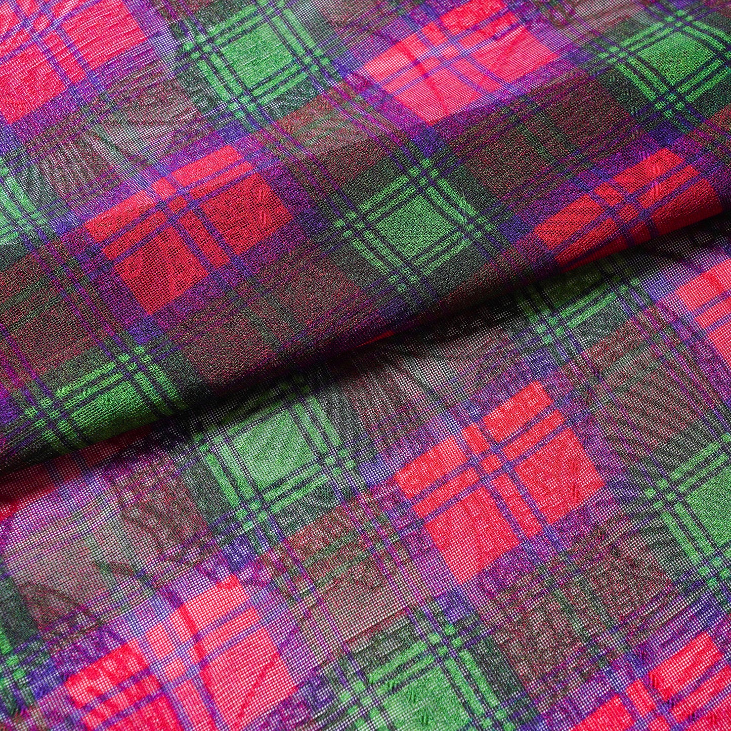 LINDSAY-PRINT CK RED