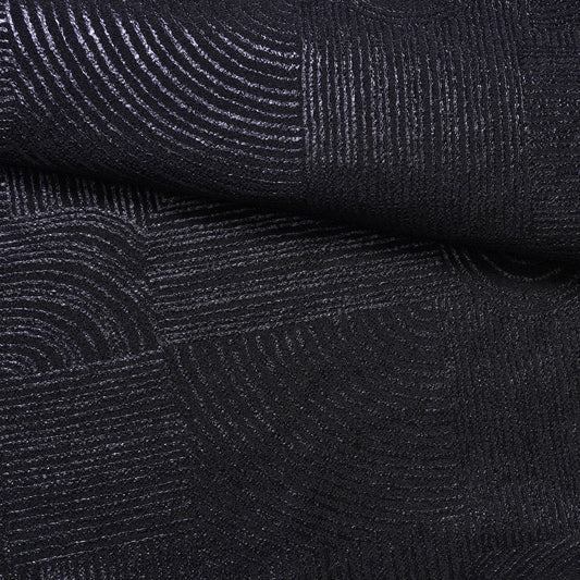 Tango Polyester Chirimen Lacquered Curved Pattern (Lacquer print dyed)