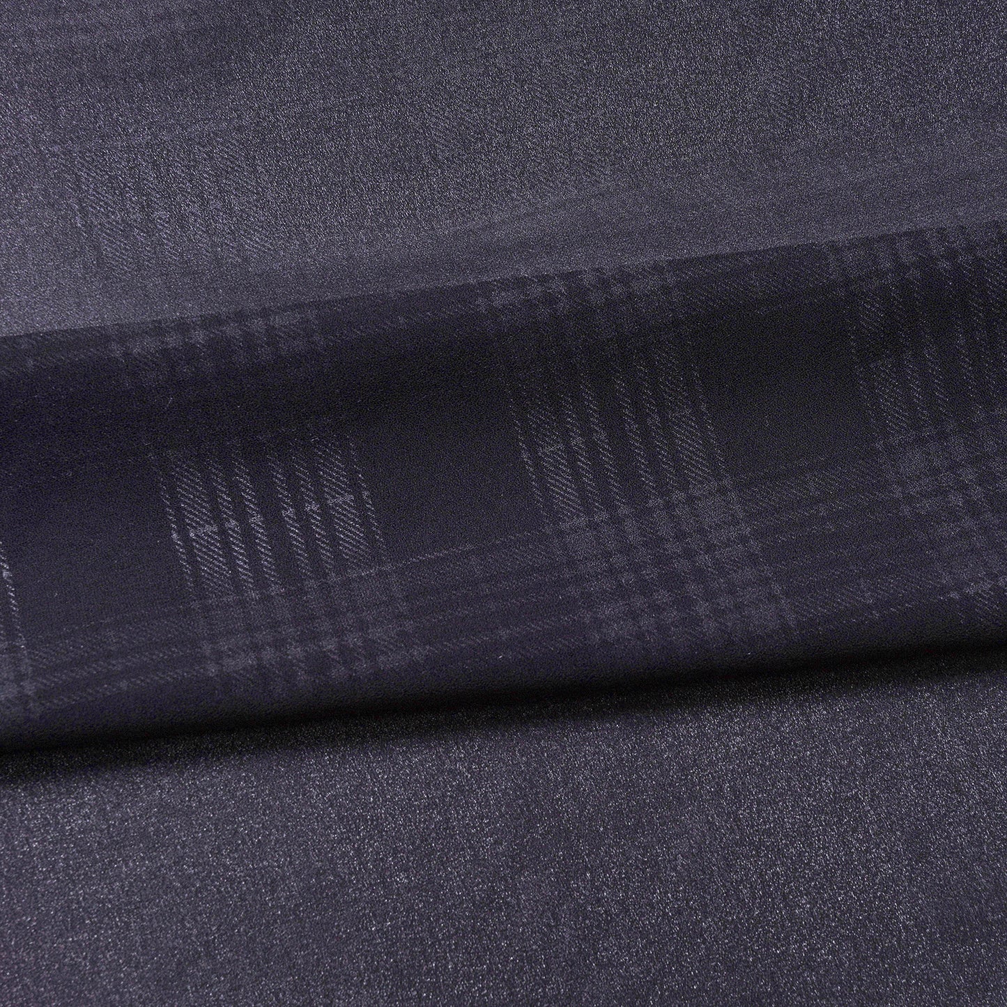 Polyester satin georgette check embossing