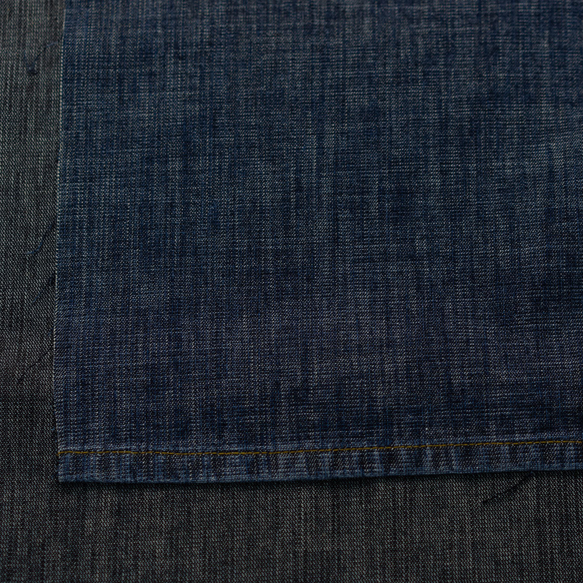 Albini Navy and Blue Cotton Linen Dobby Shirts by Proper Cloth