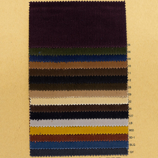 TC1130SUL COTTON AND POLYESTER  DYED CORDDUROY
